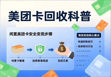 美团卡回收科普：闲置美团卡变现指南，安全高效回收的核心要点