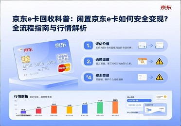 京东e卡回收科普：闲置京东e卡如何安全变现？全流程指南与行情解析