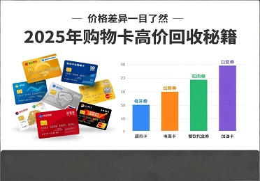 购物卡回收：家里的购物卡用不上？这样变现，多赚一杯奶茶钱！
