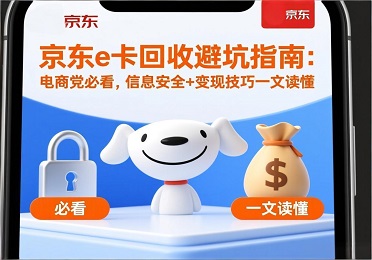 京东 e 卡回收：京东 e 卡只能买自营？用不上别浪费，安全变现指南
