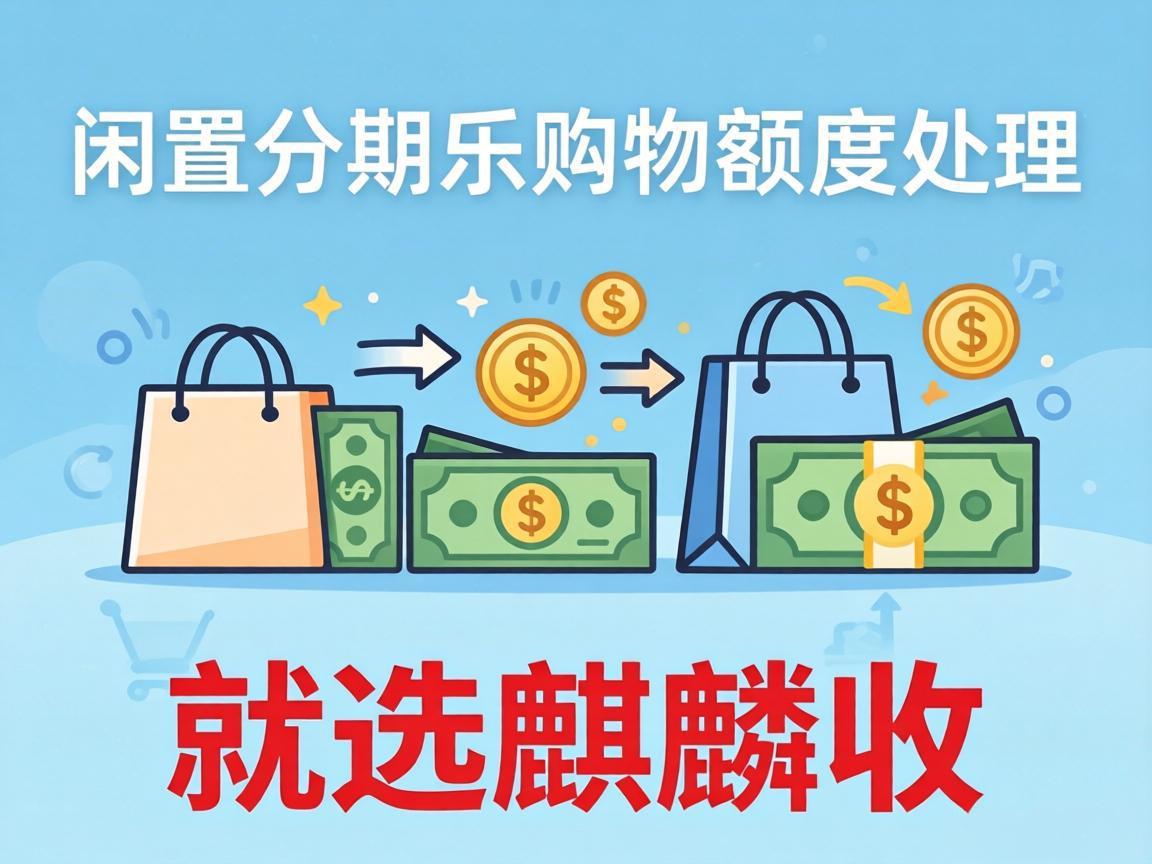 【麒麟收】分期乐购物额度回收避坑指南：3 个标准帮你选对合规渠道