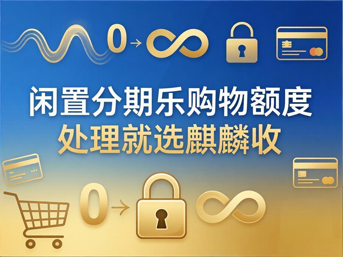 【麒麟收】分期乐购物额度闲置不用？别乱找渠道，这份避坑指南请收好