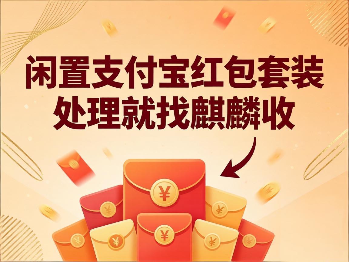 【麒麟收】攒钱党必看：闲置支付宝红包套装，这样变现最划算